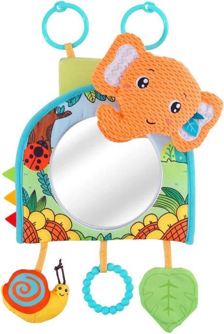 Immagine prodotto Activity Board Giocattolo da seggiolino con specchio per neonati, con teether e crinkle pape, divertente per i