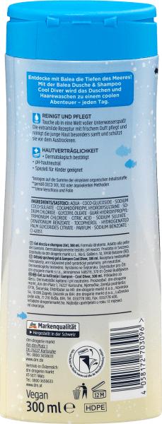 Produktbild dm Balea Dusche & Shampoo Cool Diver