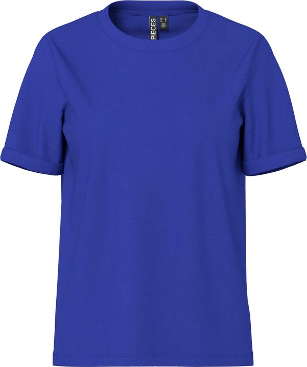 Actual product image Pieces Pcria Ss Fold Up Solid Tee Jrs Noos Bc (S)