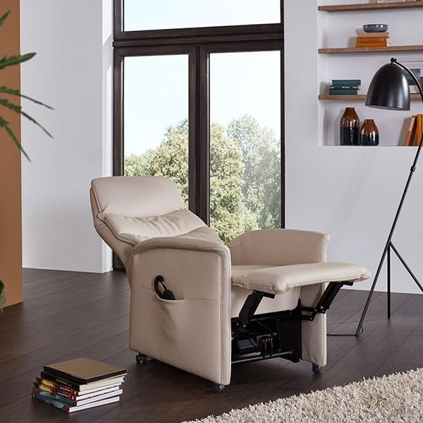 Immagine prodotto Mirex Poltrona stand-up e reclinabile con 2 motori Kosmos coffee (marrone)