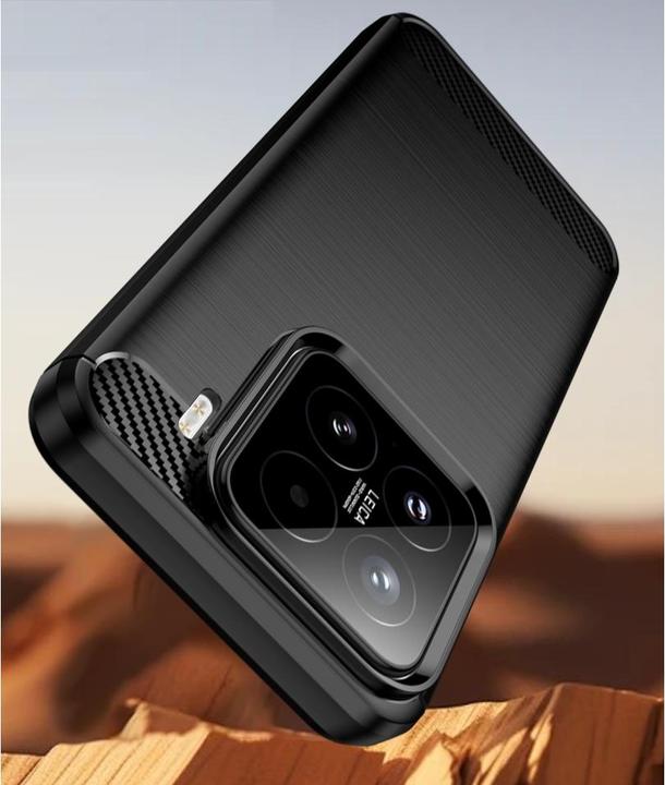 Immagine prodotto Screenguard Carbon Brushed Soft TPU Hülle (Xiaomi 15)