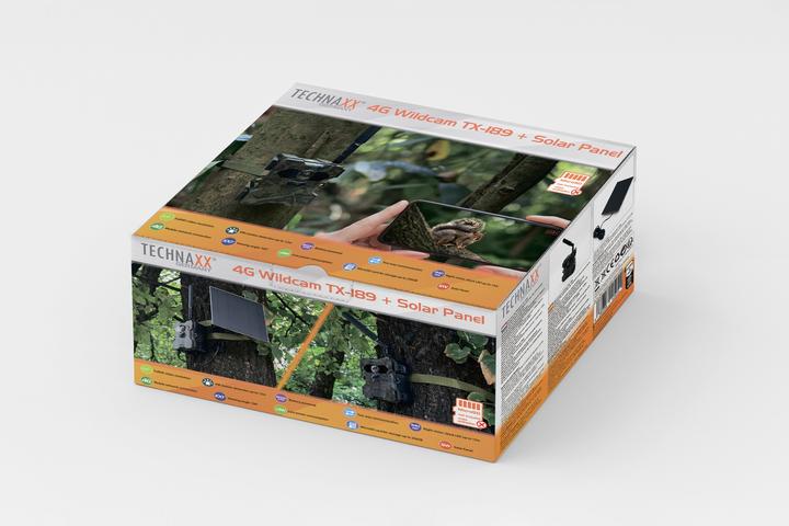 Produktbild Technaxx TX-189 -Überwachungskamera zur Wildbeobachtung inkl. Solarpanel