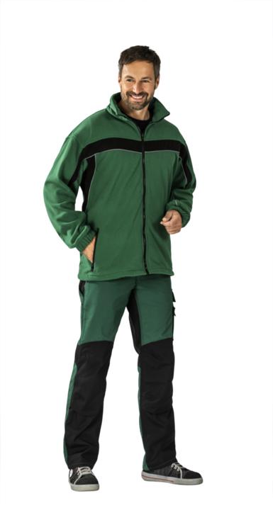 Actual product image Planam Plaline work jacket fleece jacket green black size XL (XL)