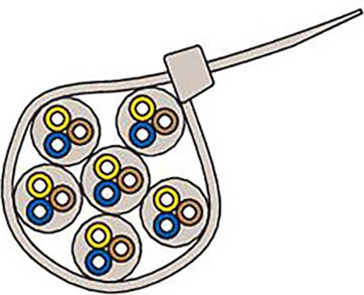 Actual product image Fischer Cable tie UBN 8.8x810 black (Plastic cable ties, 810 mm, 100 pcs.)