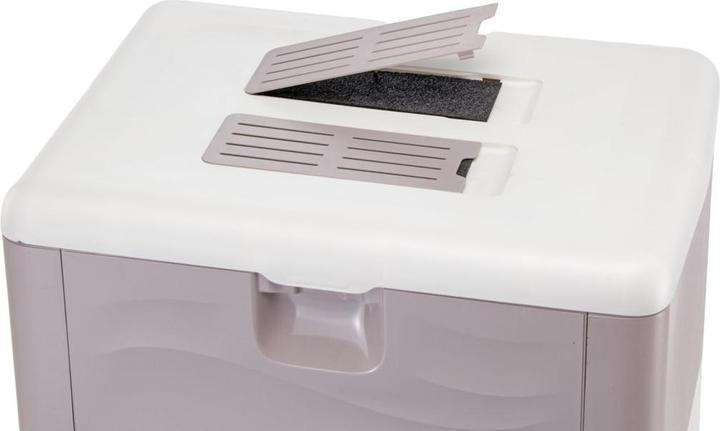 Produktbild Ferplast SAHARA TOILET GREY PINK kuweta dla kota