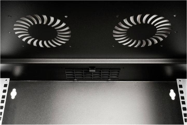 Produktbild Digitus 19" 9HE Wandgehäuse, SOHO PRO 459 x 540 x 400 mm, schwarz (9 HE, 19 Zoll Rack)