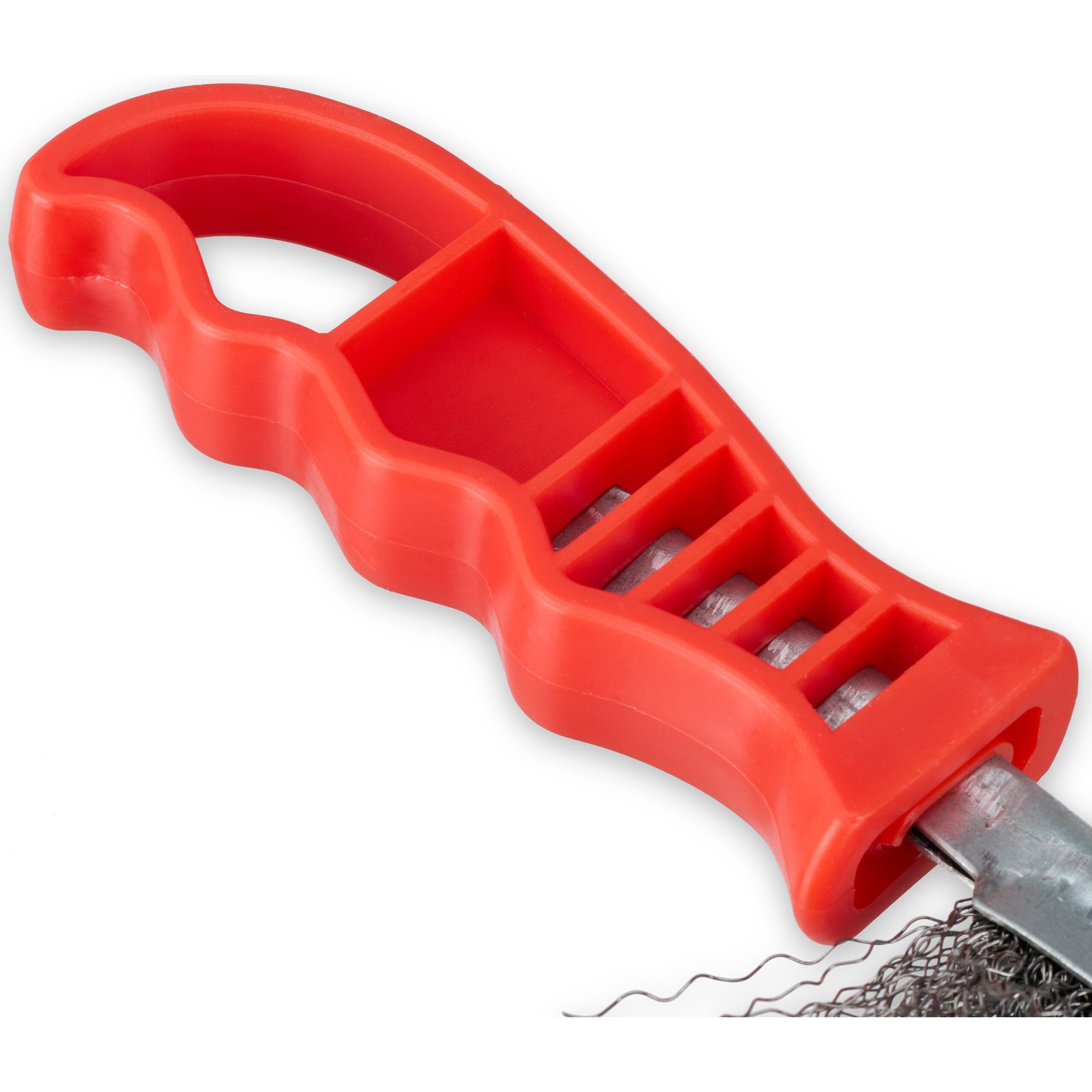 Relaxdays, Utensile giardinaggio, 6x spazzola metallica