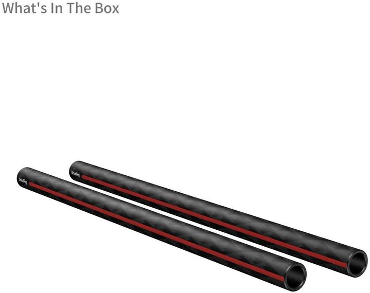 Produktbild SmallRig 15 mm Carbon Fiber Rods (Paar, 12"), Zubehörtyp: Rod