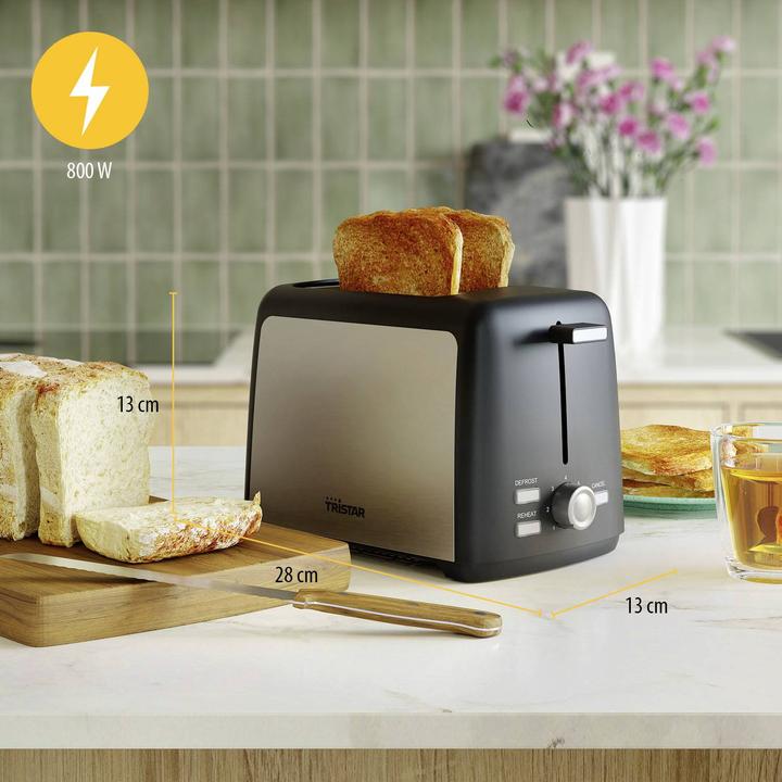 Actual product image Tristar Toaster Edelstahl