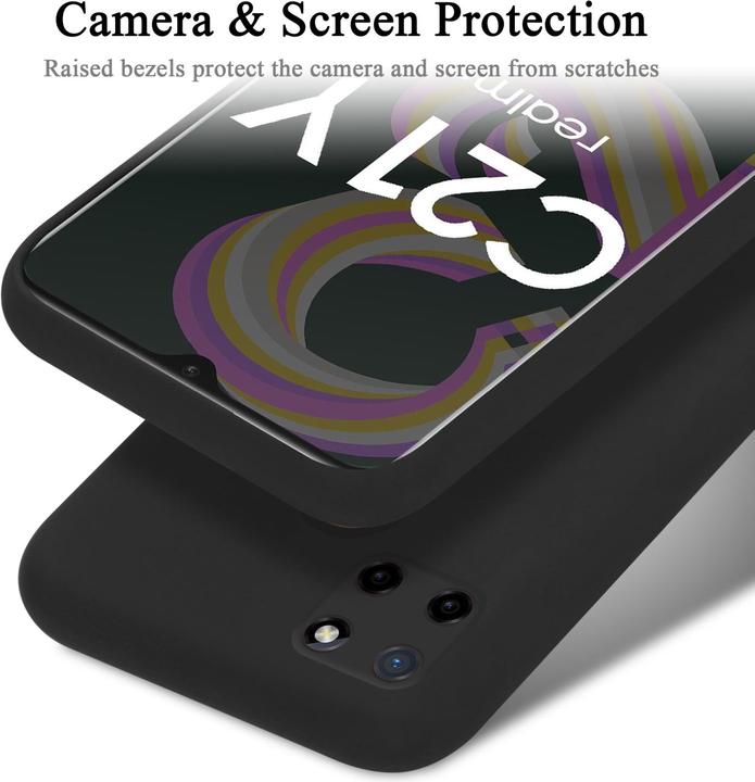 Productafbeelding Cadorabo TPU Liquid Silicone Case Cover voor Realme C21Y / C25Y (Realme C25Y, Realme C21Y)