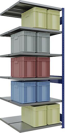 Actual product image eurokraft pro Boltless shelving, double row