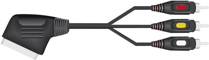 Actual product image SpeaKa Professional SCART 3 Cinch adapter cable 2 m (2 m)