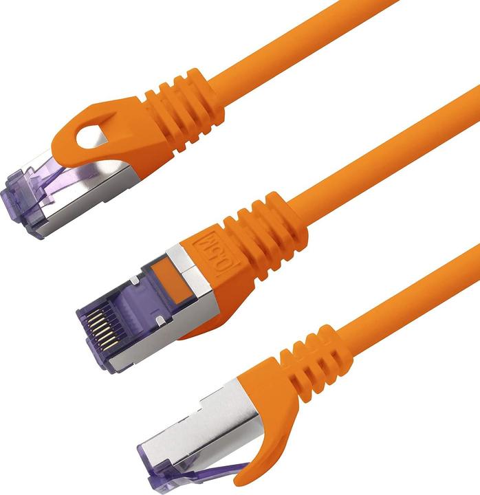 Actual product image 1aTTack Cat.7 network cable set (PiMF, SFTP, CAT7, 10 m)