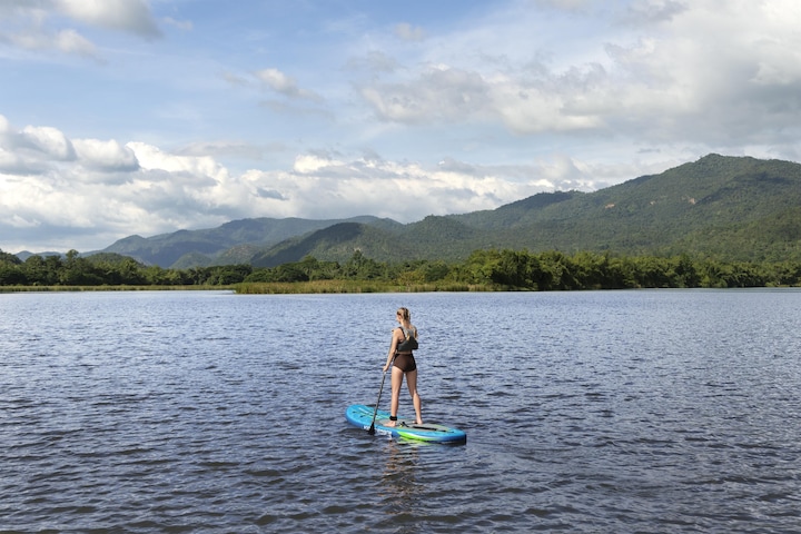 Actual product image Bestway Hydro Force Aqua Journey Inflatable Stand-Up Paddleboard Set 2.74 m