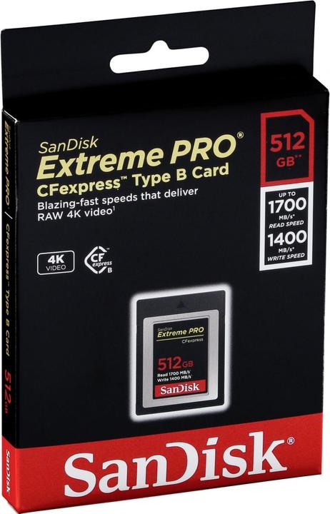 Image du produit SanDisk Extreme Pro (512 Go, CFexpress type B)