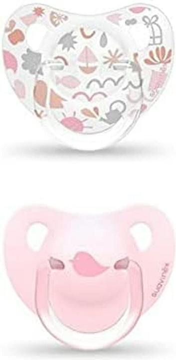 Actual product image Suavinex Silicone Pacifier Anatomical 0 6m 2h (2x, 0 - 6 Months)