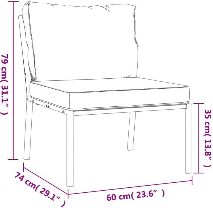 Produktbild vidaXL Gartenstuhl
