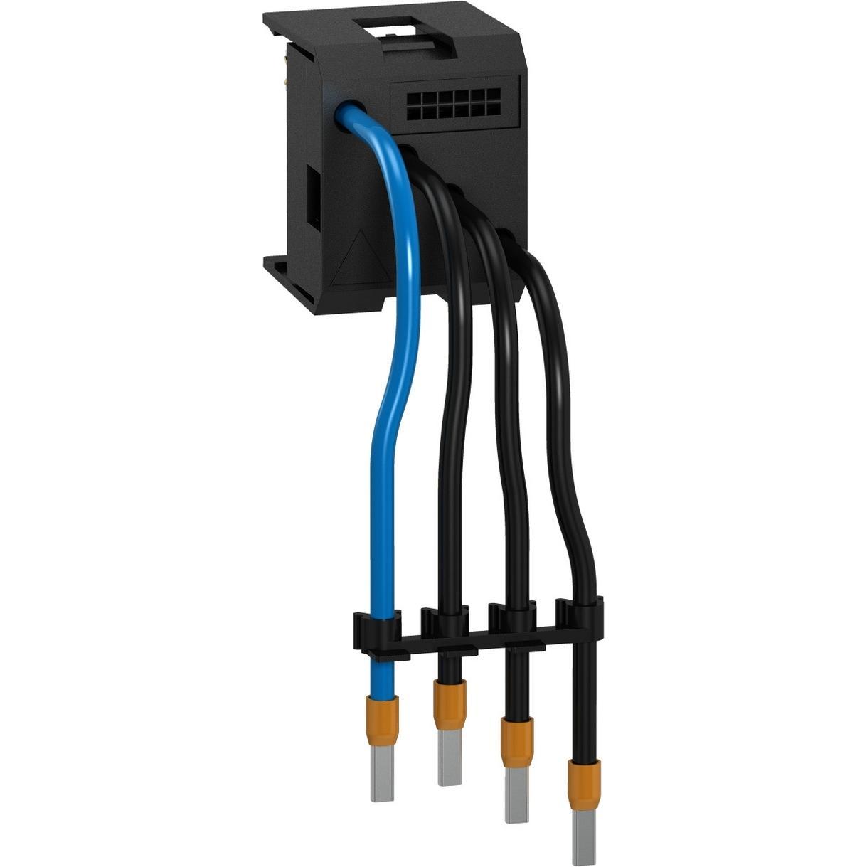 6x Schneider Electric, Systemstromversorgung, Sammelschienenadapter Rundleiter 32A AK5PC34L
