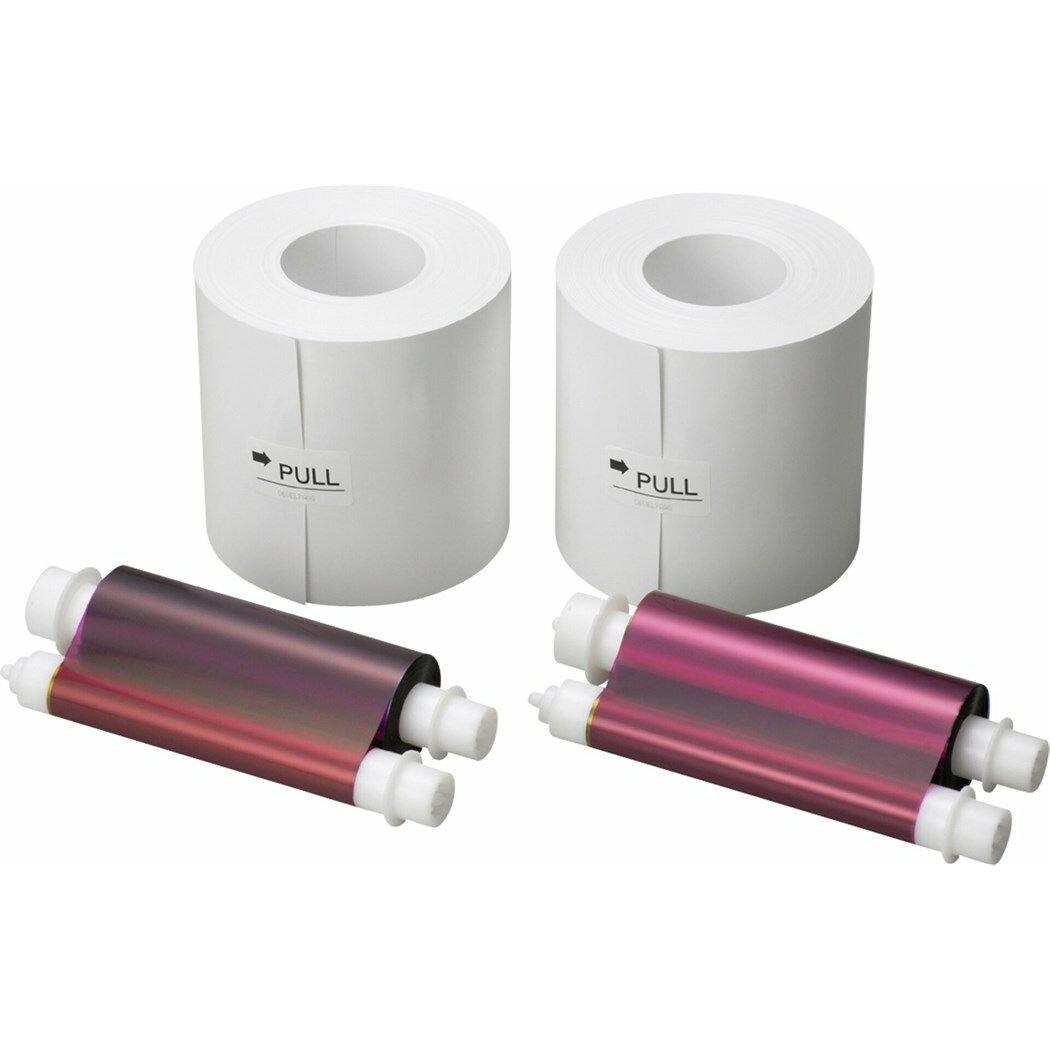Mitsubishi Electric CK-D 746 10x15 cm 2x 400 Prints (10 x 15 cm, 102 x 152 mm, 800 x), Fotopapier, Weiss