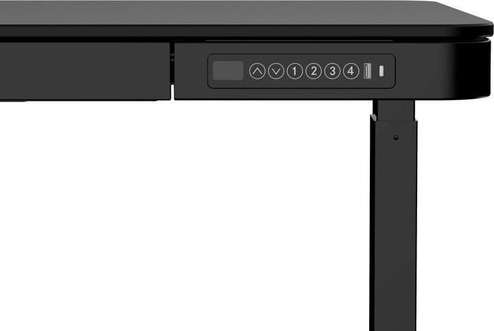 Immagine prodotto Activejet Schreibtisch mit elektrischer Höhenverstellung 140x70 ET119W-C schwarz