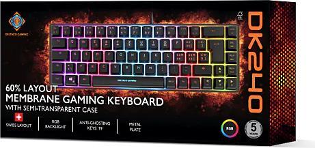 Actual product image Deltaco Gaming TKL Gaming Keyboard membrane (CH, Cable)