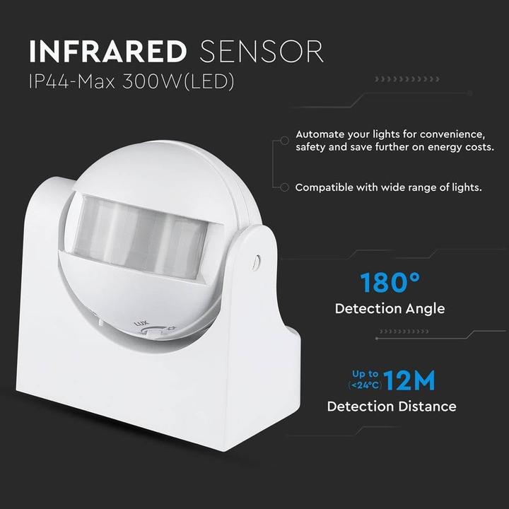 Actual product image V-TAC IR motion sensor (12 m)