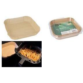 Papstar Backpapier für Heissluftfriteuse, Backpapier, Braun