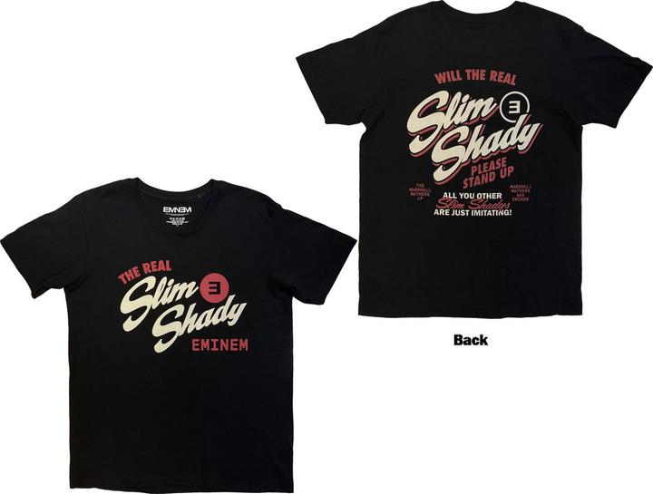 Eminem The Real Slim Shady Back Print