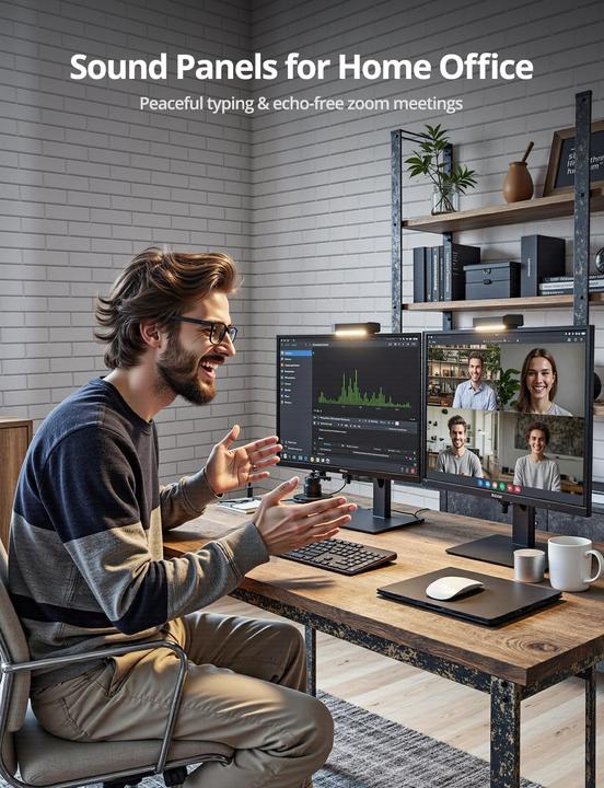 Image du produit Kuchoow 12er-Set Akustikplatten (12 pcs)