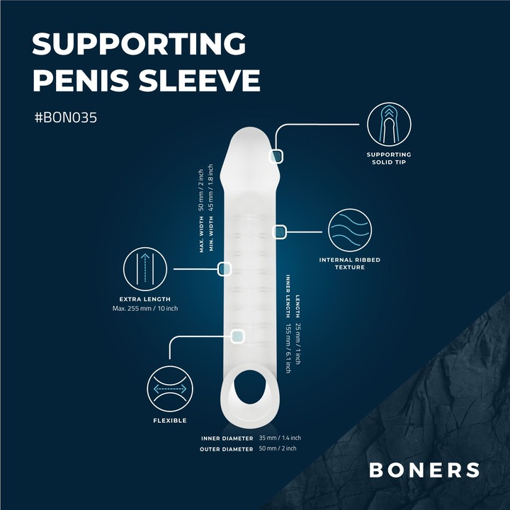 Actual product image Boners supporting sleeve