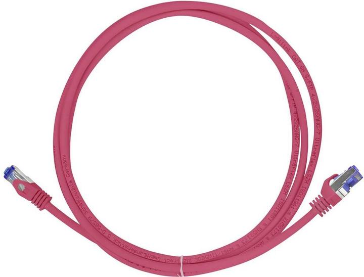 Actual product image LogiLink Patch cable Ultraflex, Cat.6A, S/FTP, 10 m, red (S/FTP, CAT6a, 10 m)