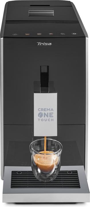 Produktbild Trisa Crema One Touch 6220.4212 Kaffeevollautomat Titan-Schwarz