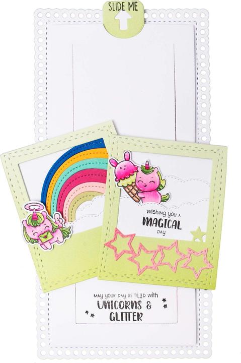 Produktbild art by marlene Cutting Dies "Slider Pop Up" Essentials