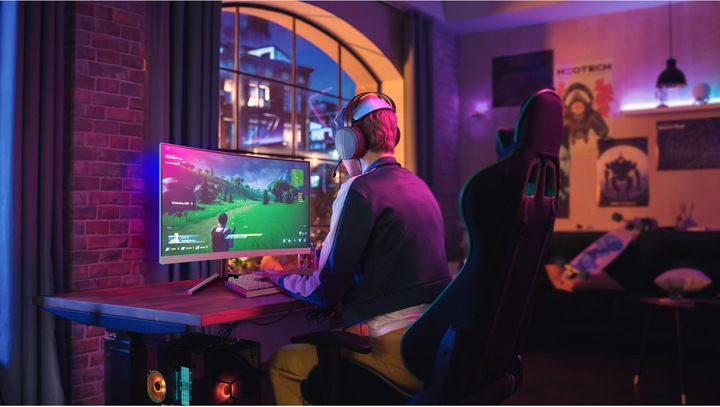 Image du produit Philips Evnia 27M2C5501 - 27 pouces QHD Curved Gaming Monitor, blanc (2560 x 1440 pixels, 27")