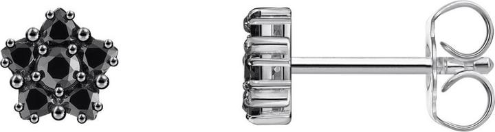 Image du produit Thomas Sabo Boucles d'oreilles au design floral (Noirci, Argent sterling 925)