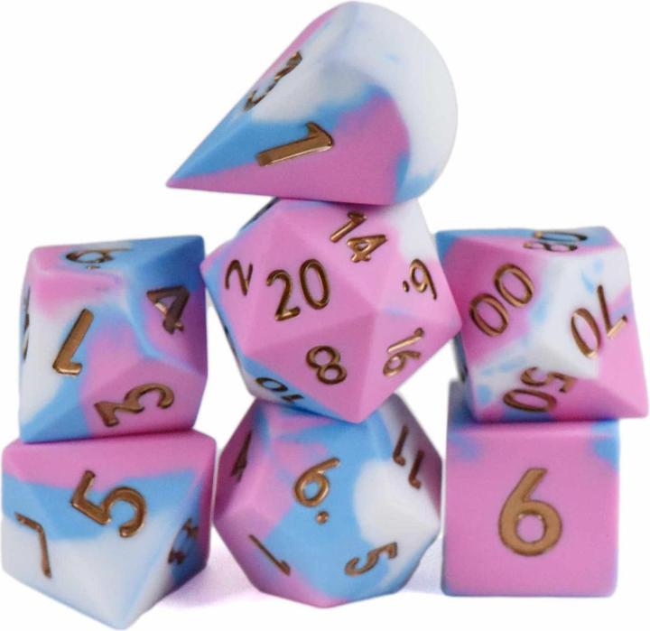 Produktbild DnD Dice Chonky Bubblegum Silicone Dice Set (Oversized)