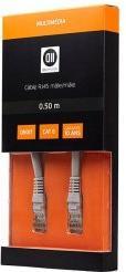 D2 Diffusion C ble RJ45 m le/m le 0.50m droit CAT 6 coloris: gris (0.50 m)