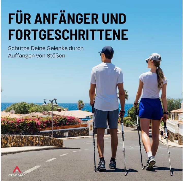 Produktbild Atacama Nordic Walking Gummipuffer Wanderstockaufsatz 10er-Set