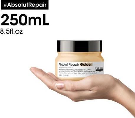 Actual product image L'Oréal Professionnel Série Expert Absolut Repair - Golden Masque Gold Quinoa + Protein (250 ml)
