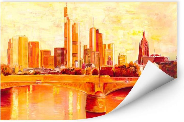 Produktbild Trenddeko Skyline Frankfurt (80 x 50 cm)