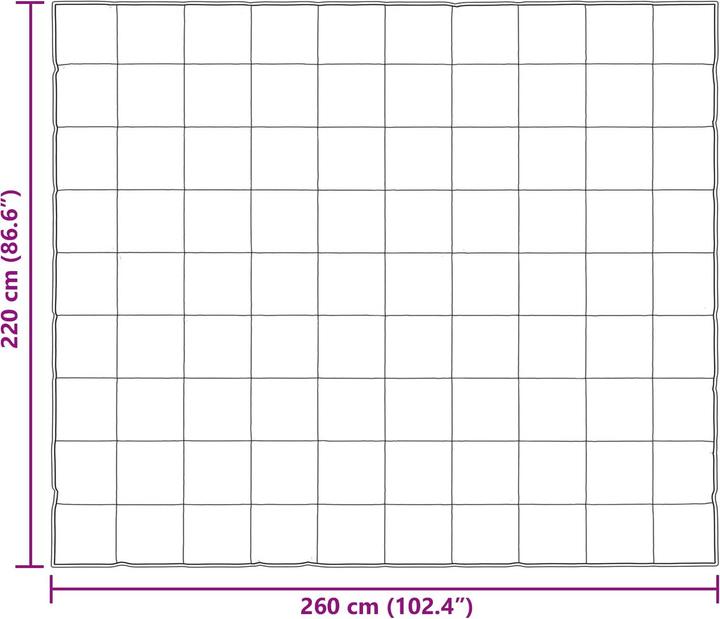 Produktbild vidaXL Sommerdecke (220 x 260 cm)