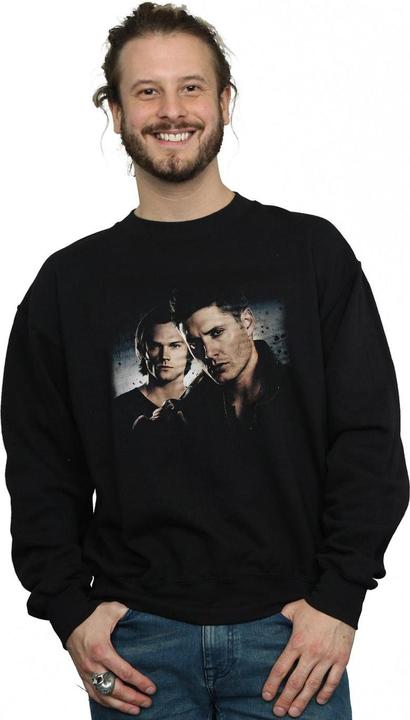 Actual product image Supernatural Mens Sam And Dean Poster Sweatshirt (4XL)