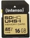 Image du produit Intenso Carte SDHC 16 Go Classe 10 UHS-I Premium (16 Go, SDHC, U1, UHS-I)