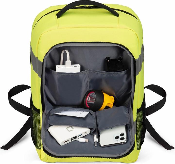 Image du produit Dicota Sac à dos HI-VIS Base 24 litres jaune (24 l)
