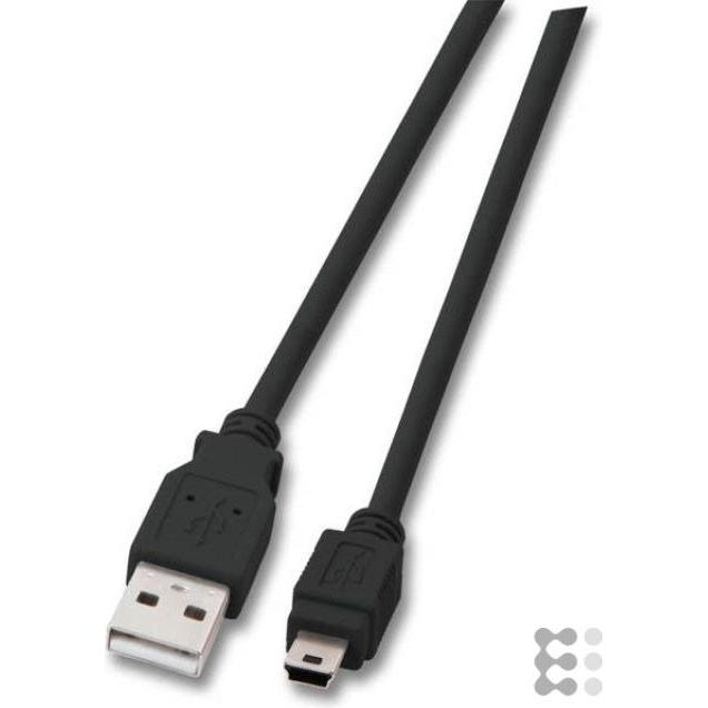 Thumbnail - EFB Elektronik USB2.0 Kabel A-Mini B 5poligsw,Clas (30 m, USB 2.0), USB Kabel
