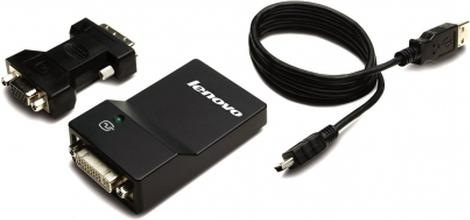 Produktbild Lenovo USB 3.0 zu (DVI, VGA, 8 cm)