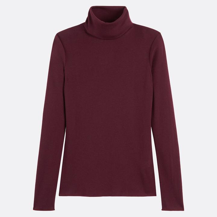 Actual product image La Redoute Collections Rollkragen-T-Shirt aus einer Lyocell-Mischung (XS)