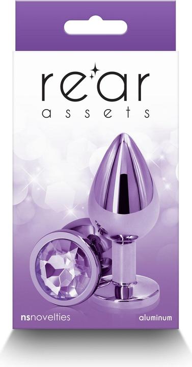 Produktbild NS Novelties Plug bijou aluminium chromé violet M