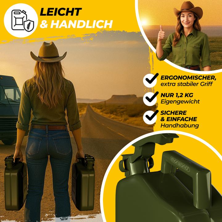 Actual product image Monzana Gas can