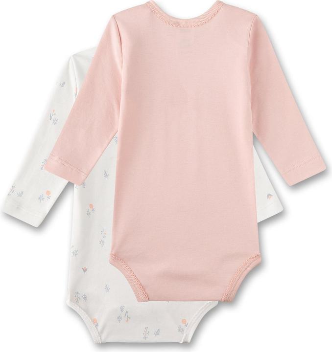 Image du produit Sanetta Body pack 2 manches longues et blanc avec fleurs (68)